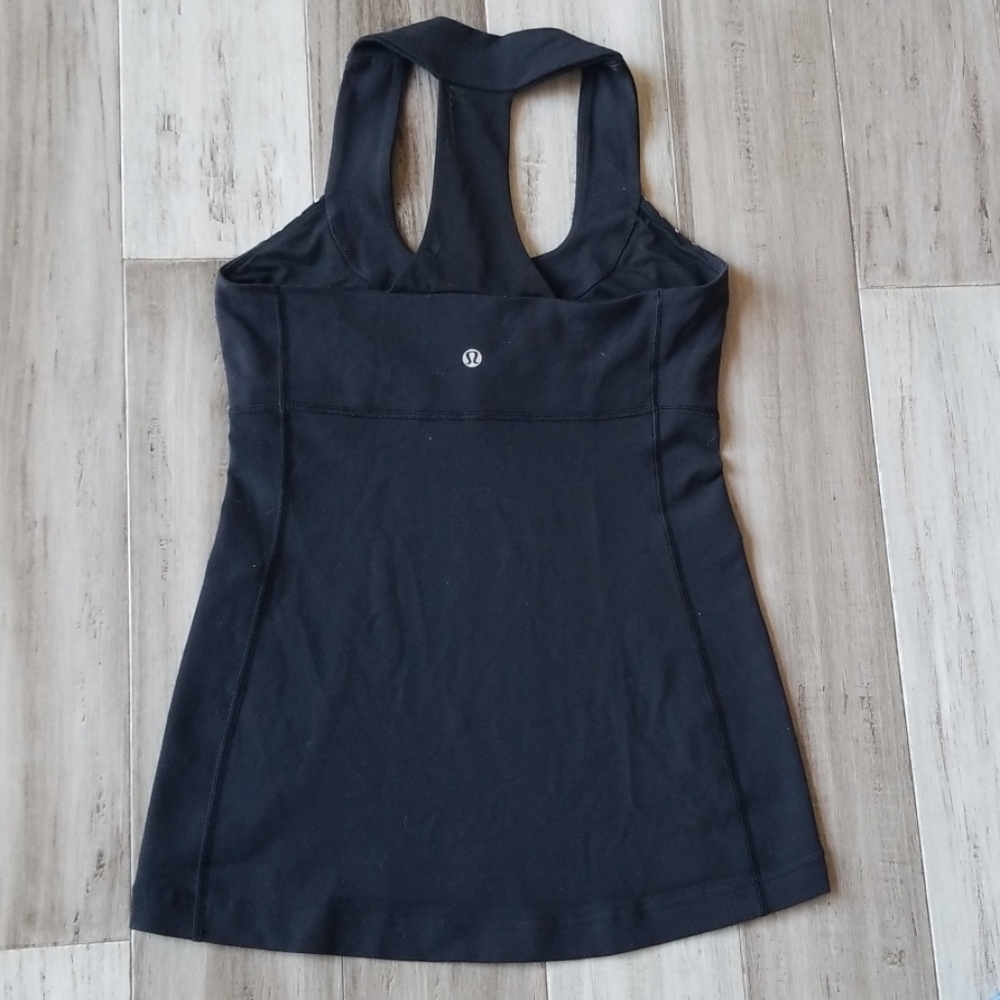 Lululemon Striped Racerback Athletic Support Tank - Picture 2 of 6